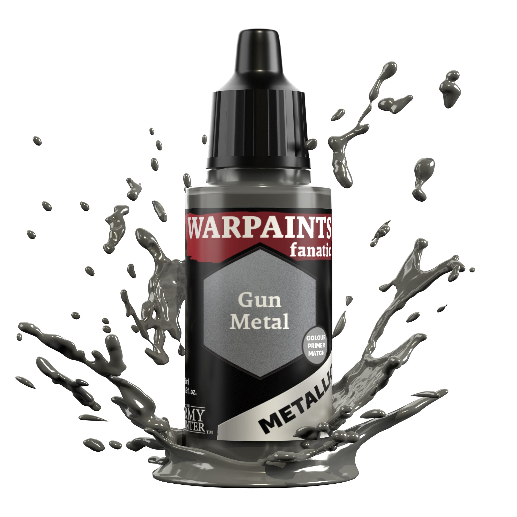 Army Painter Warpaints Fanatic Metallic, Gun Metal | 5713799319301