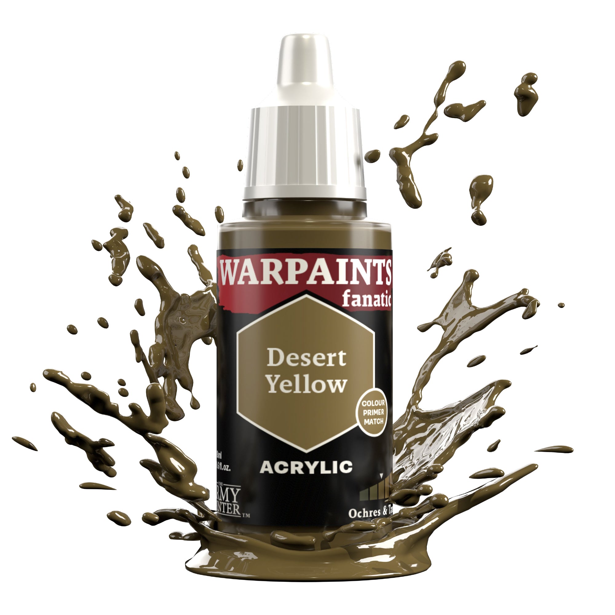 Army Painter Warpaints Fanatic Acrylic, Desert Yellow | 5713799308107