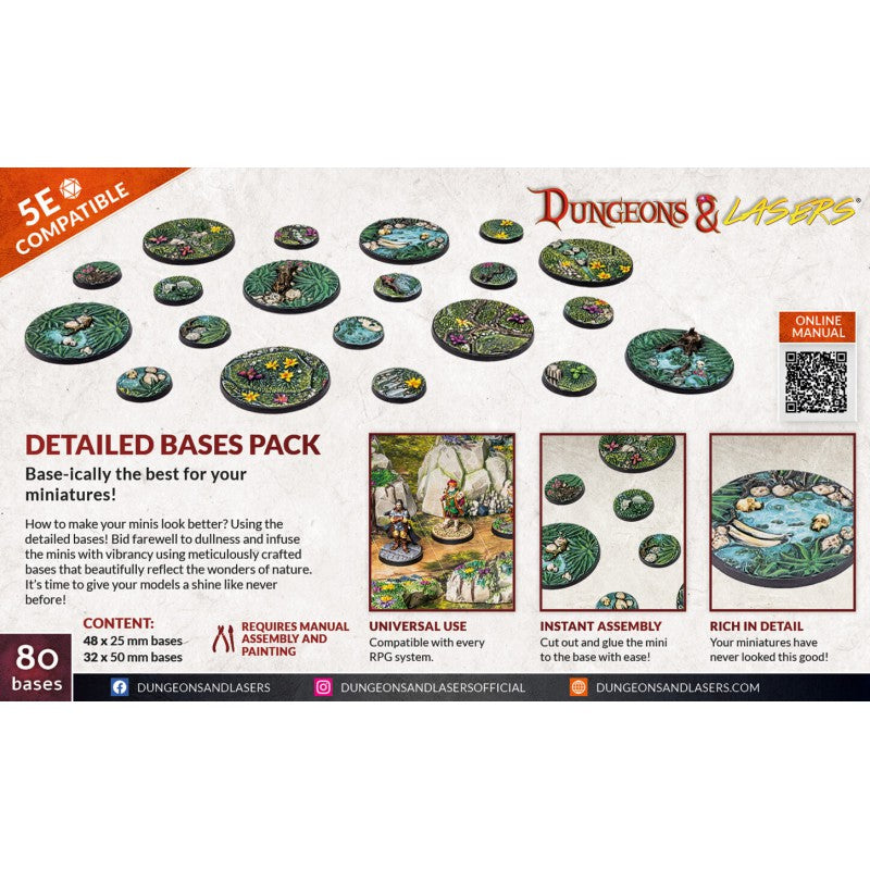 Archon Studio Dungeons and Lasers: Detailed Bases Pack (D&L: Miniatures) | 5901414674212