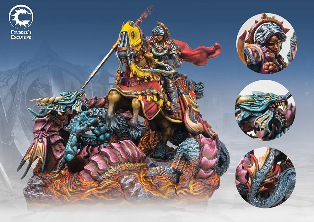 Conquest, Hundred Kingdoms - Founder's Exclusive St. George and the Dragon (PBW2236) | 5213009015646