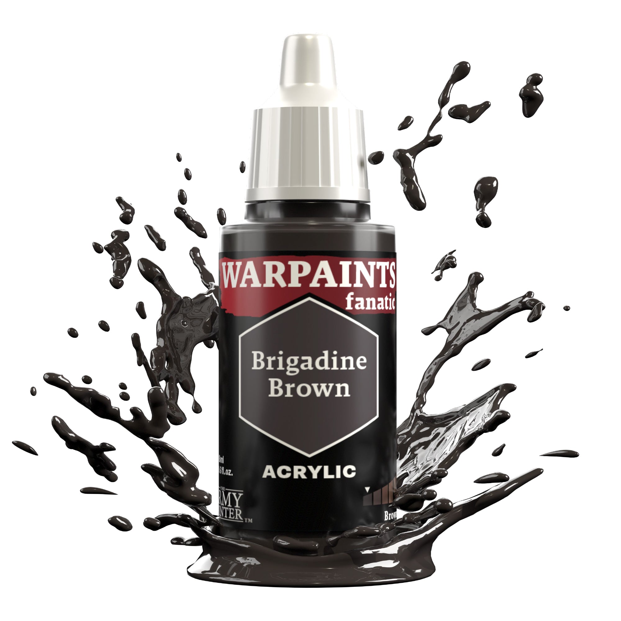 Army Painter Warpaints Fanatic Acrylic, Brigandine Brown | 5713799307308