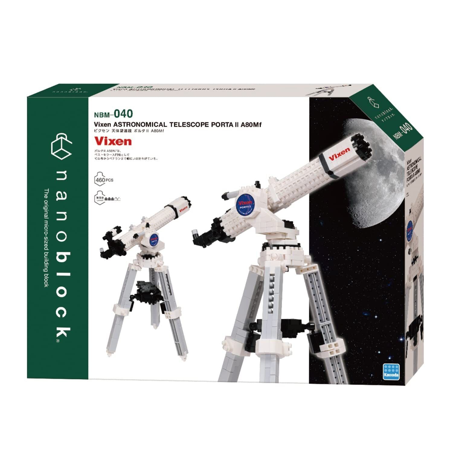 Nanoblock Advanced Hobby Series Vixen Astronomical Telescope Porta II A80Mf "Space" | 4972825226339