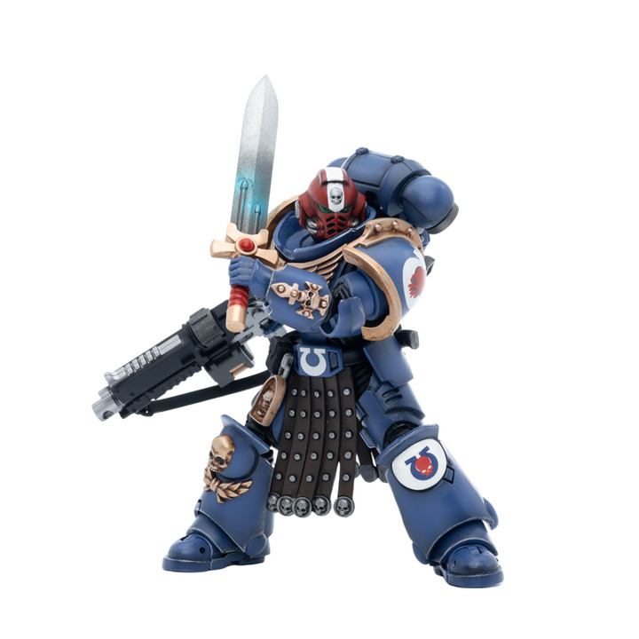 Joy Toy Ultramarines Intercessor Veteran Sergeant Brother Aeontas | 6973130374386