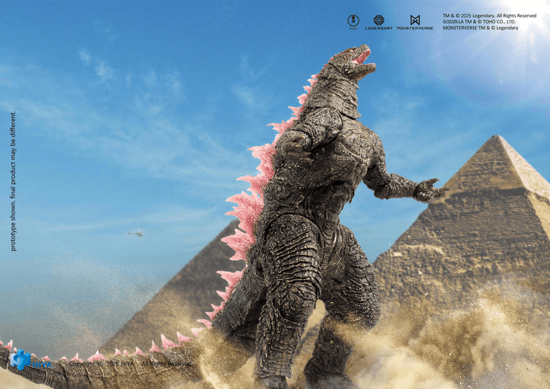 HIYA TOYS HIYA Exquisite Basic Series None Scale 6 Inch Godzilla x Kong The New Empire Godzilla Heat Ray Godzilla Evolved Ver. Action Figure | 6957534205309
