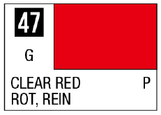 GSI Creos Mr. Color 47 - Clear Red (Gloss/Primary) | 4973028716450