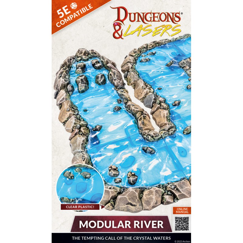Archon Studio Dungeons and Lasers: Modular River (D&L: Expansion Sets) | 5901414674168