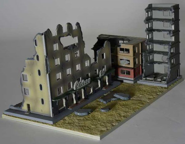 TomyTec 1/144 DCMA10 Ground of Battlefield Urban B | 4543736318279