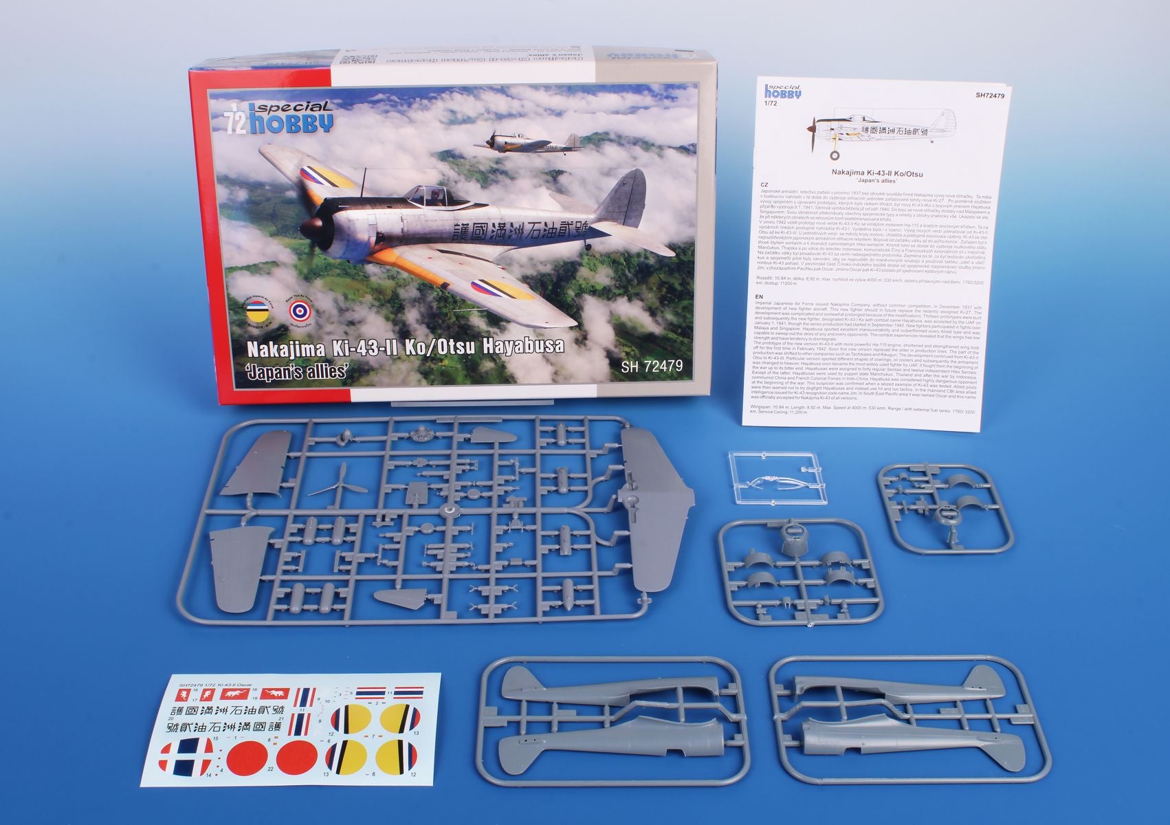 Special Hobby 1/72 Nakajima Ki-43-II Ko/Otsu Hayabusa ‘Japan's allies’