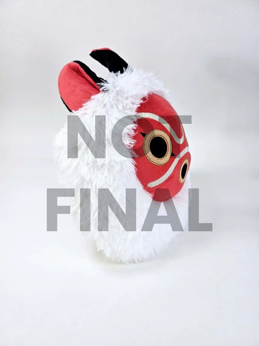 Sun Arrow Plush Fluffy San Facemask - 15" "Princess Mononoke" | 45557148058