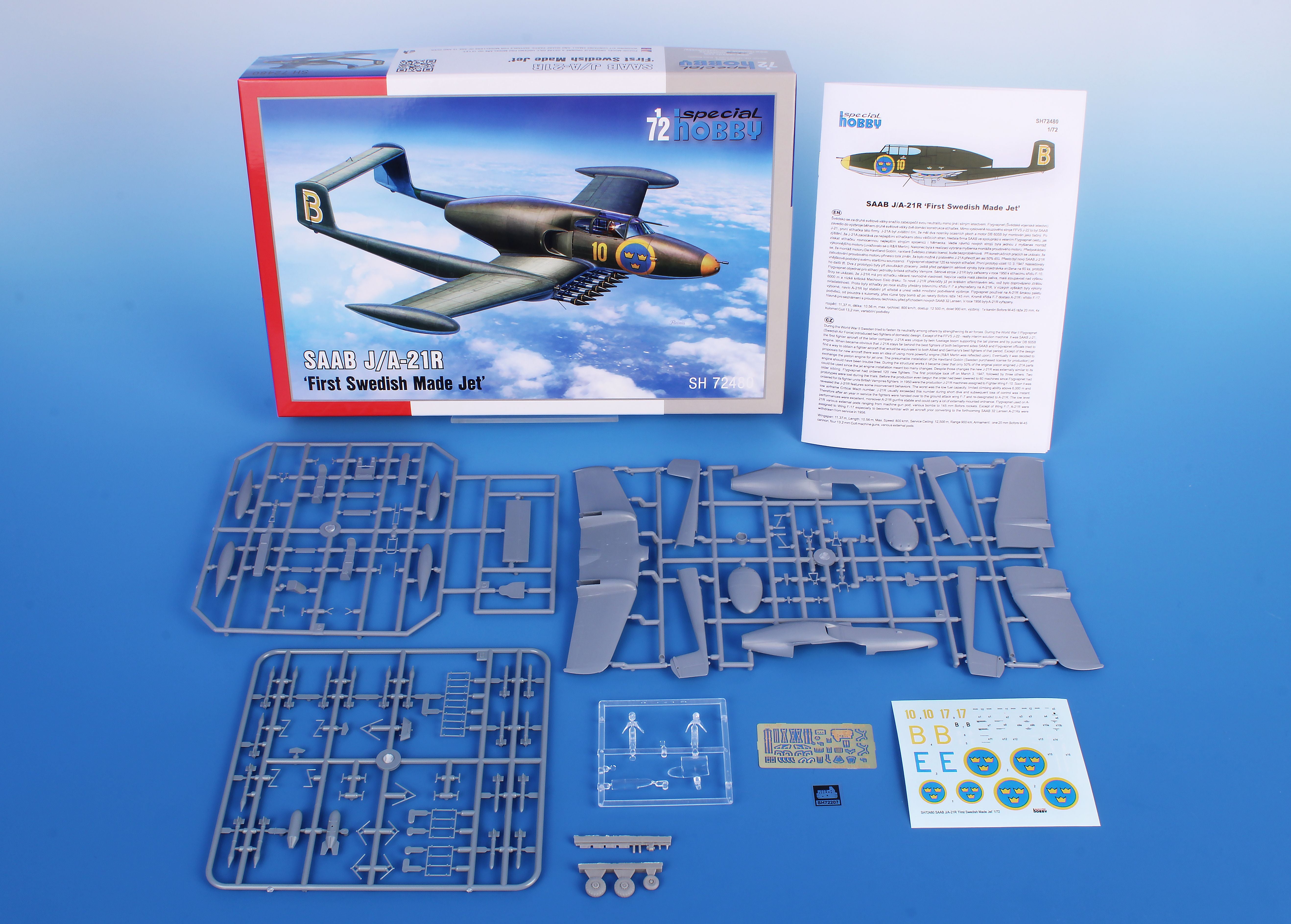 Special Hobby 1/72 SAAB J/A-21R ‘First Swedish Made Jet’