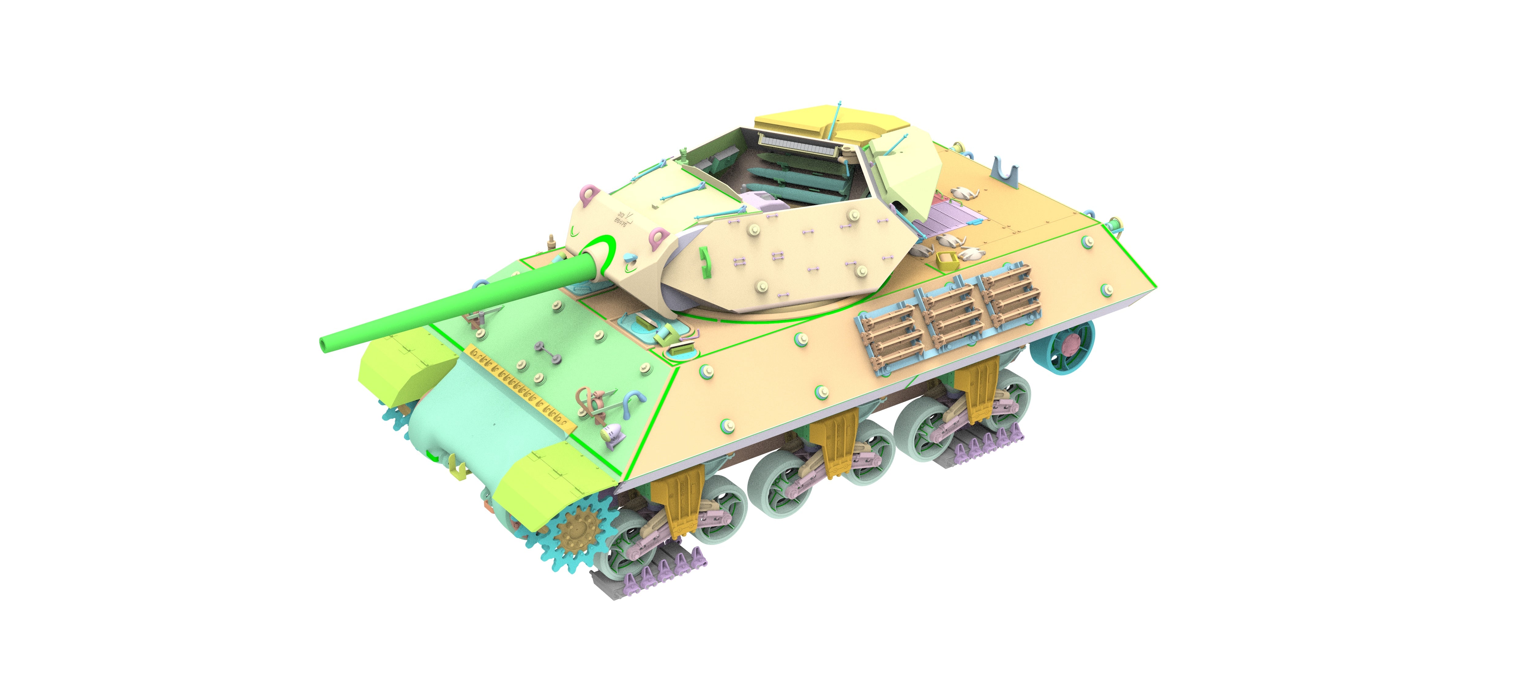 Andy's HHQ x Takom 1/16 US M10 Tank Destroyer (with Full Body Figure) | 783495788232