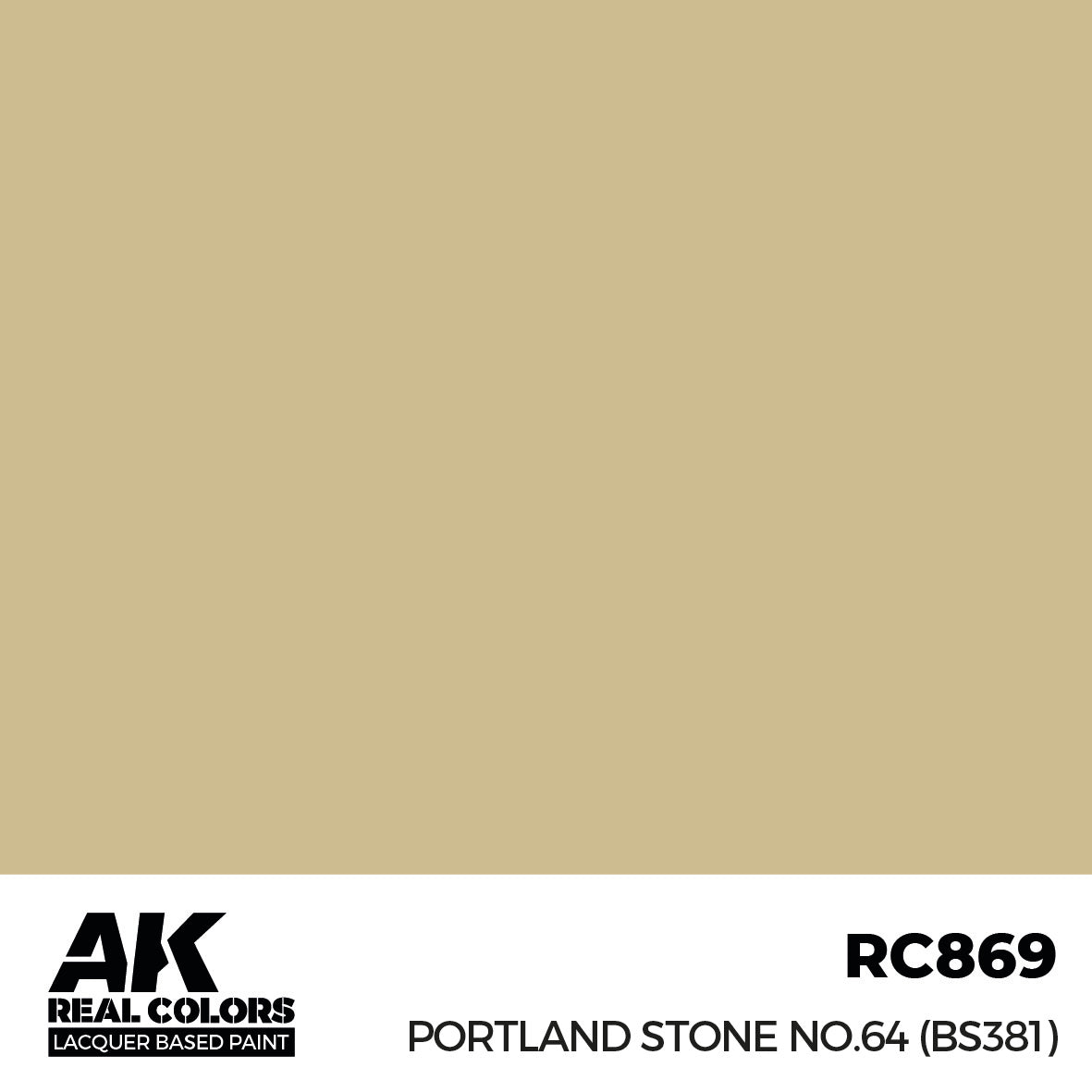 AK Interactive Real Colors Portland Stone No.64 (BS381) 17 ml. | 8435568336223