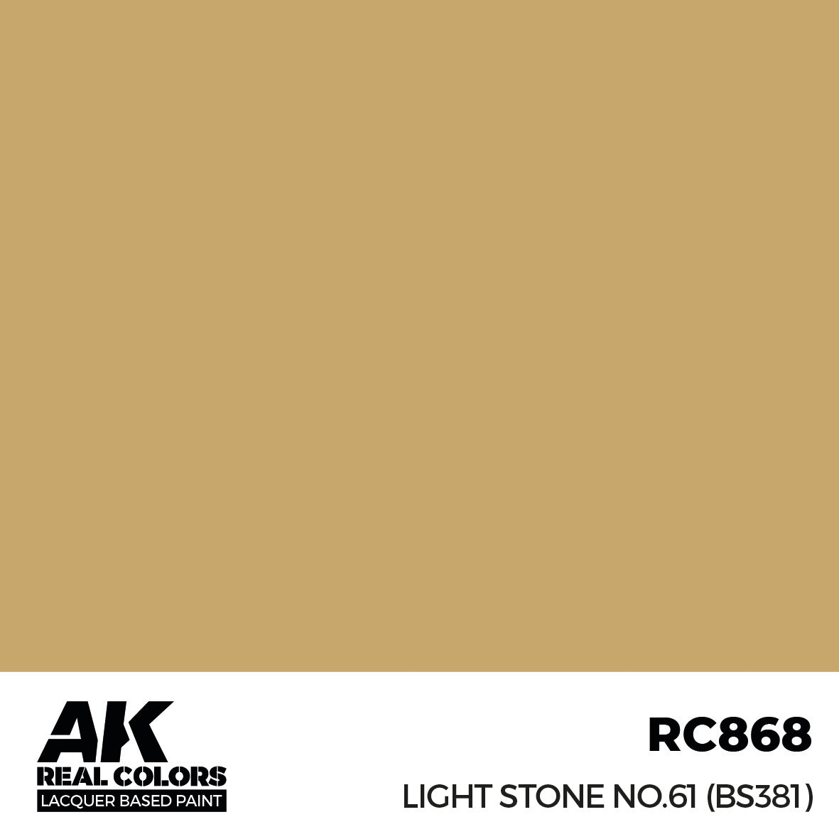 AK Interactive Real Colors Light Stone No.61 (BS381) 17 ml. | 8435568336216