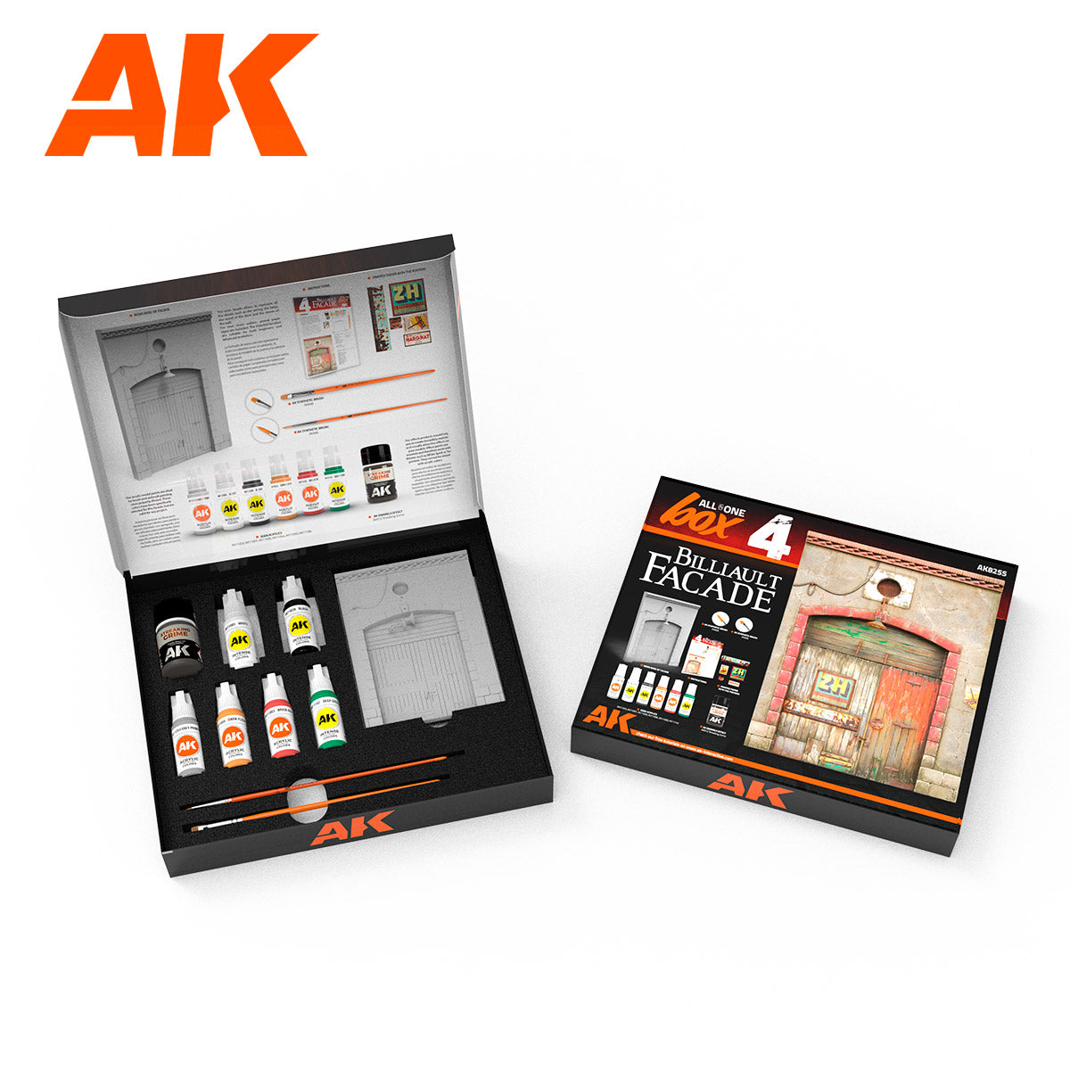 AK Interactive All In One Set -Box 4-Billiault Facade | 8435568334137