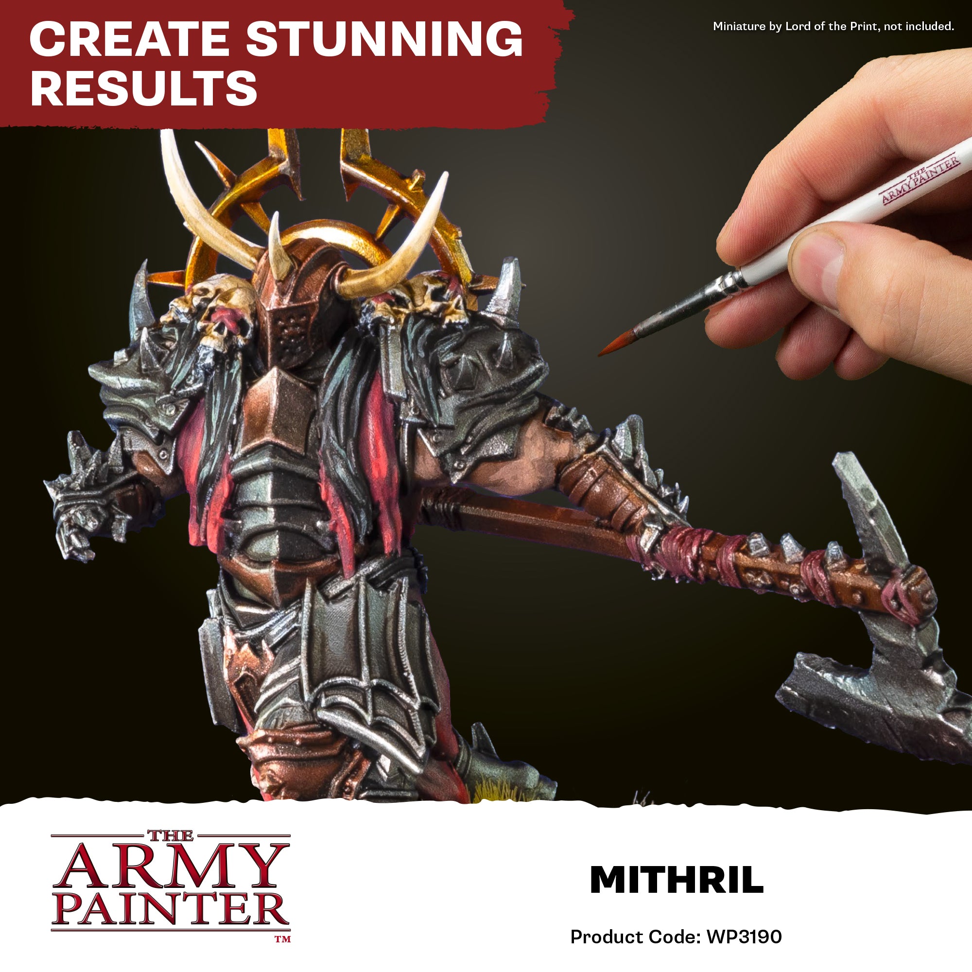Army Painter Warpaints Fanatic Metallic, Mithril | 5713799319004