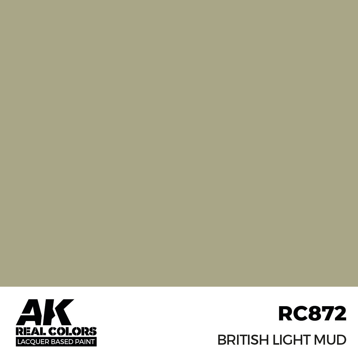 AK Interactive Real Colors British Light Mud 17 ml. | 8435568336254