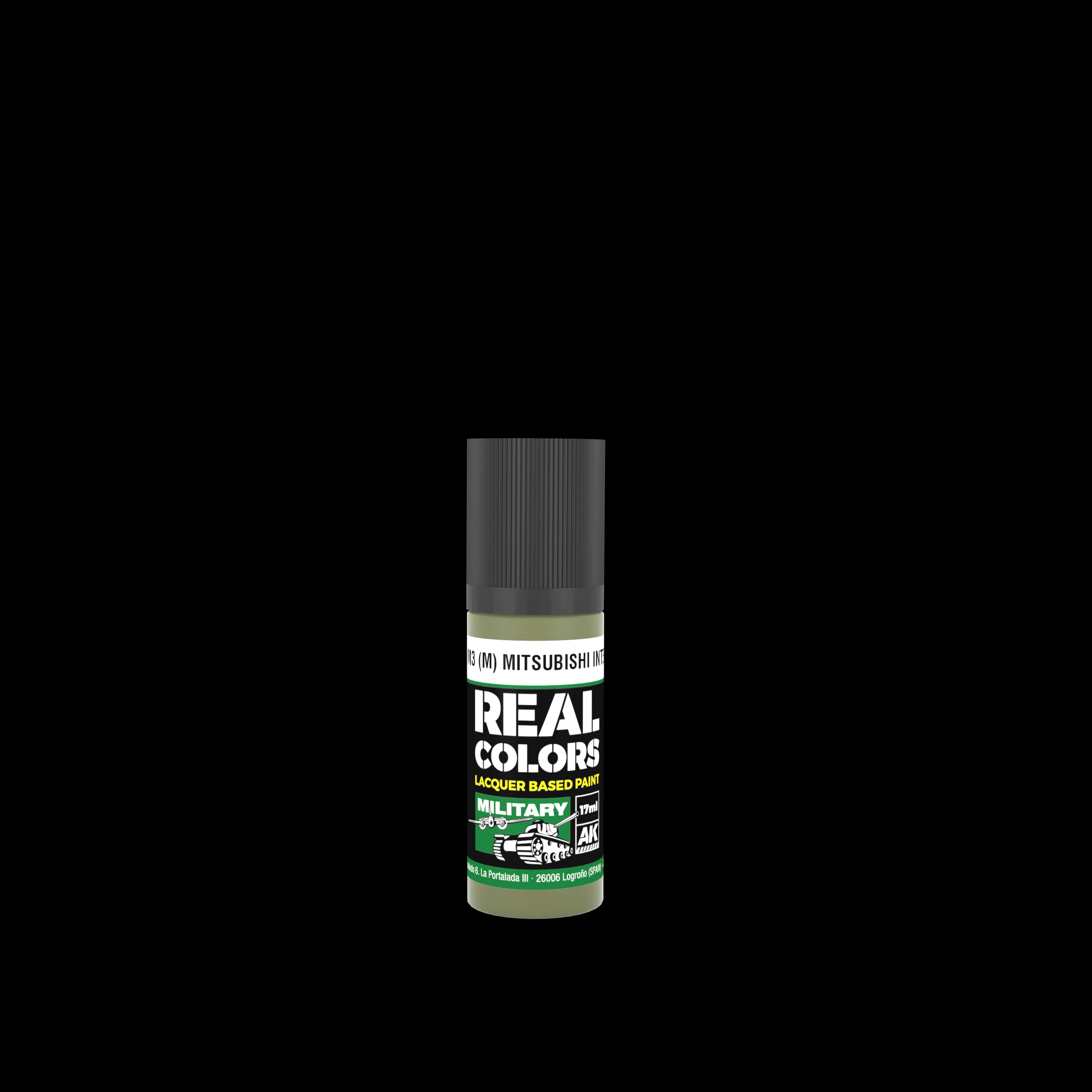 AK Interactive Real Colors IJN M3 (M) MITSUBISHI Interior Green 17 ml. | 8435568337091