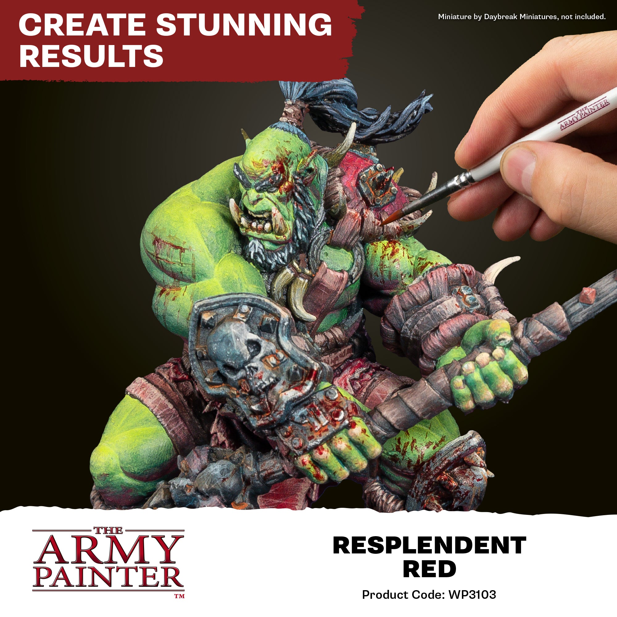 Army Painter Warpaints Fanatic Acrylic, Resplendent Red | 5713799310308