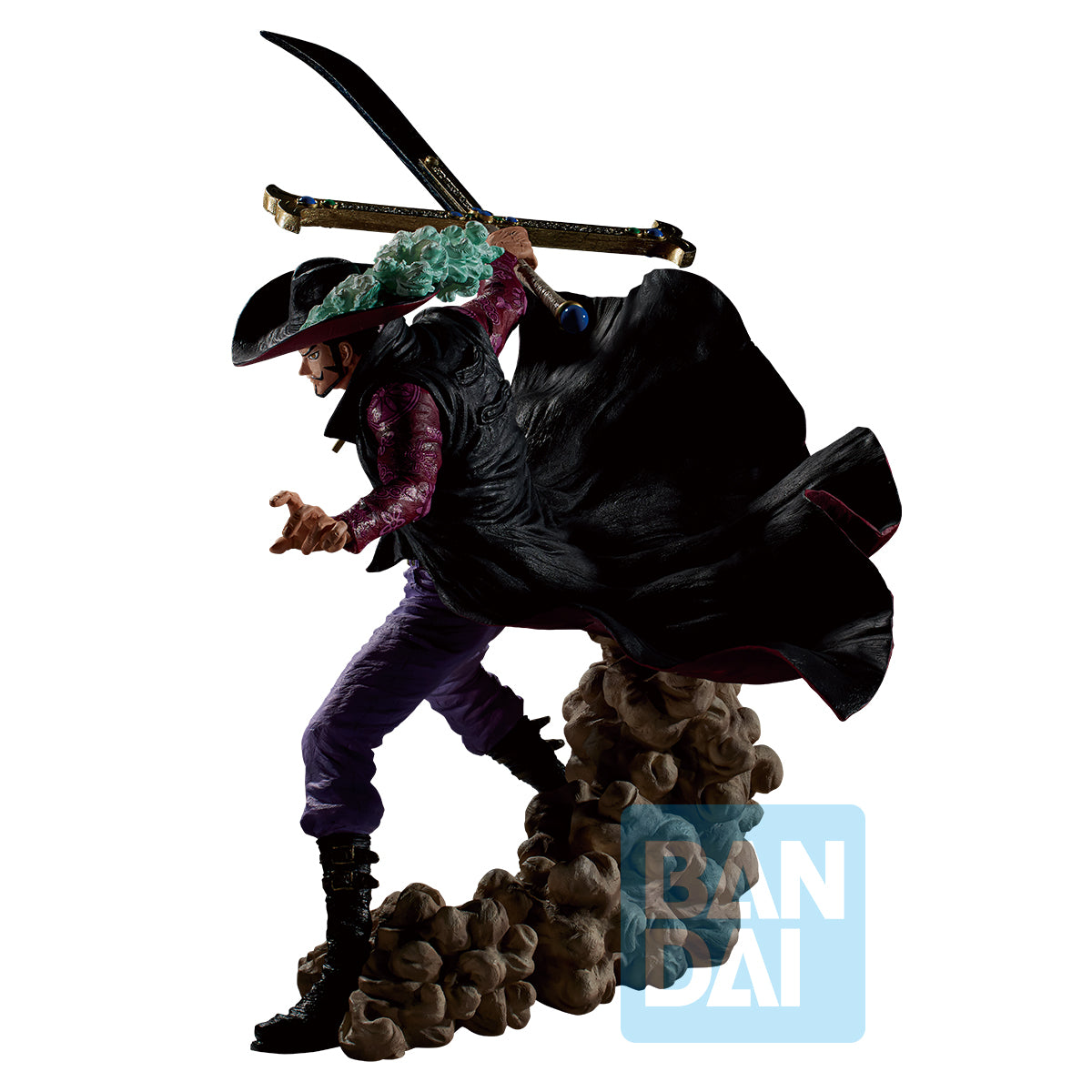 Bandai Ichibansho Figure Dracule Mihawk (Genealogy of Swordsman's Soul) "One Piece" | 4573102659699