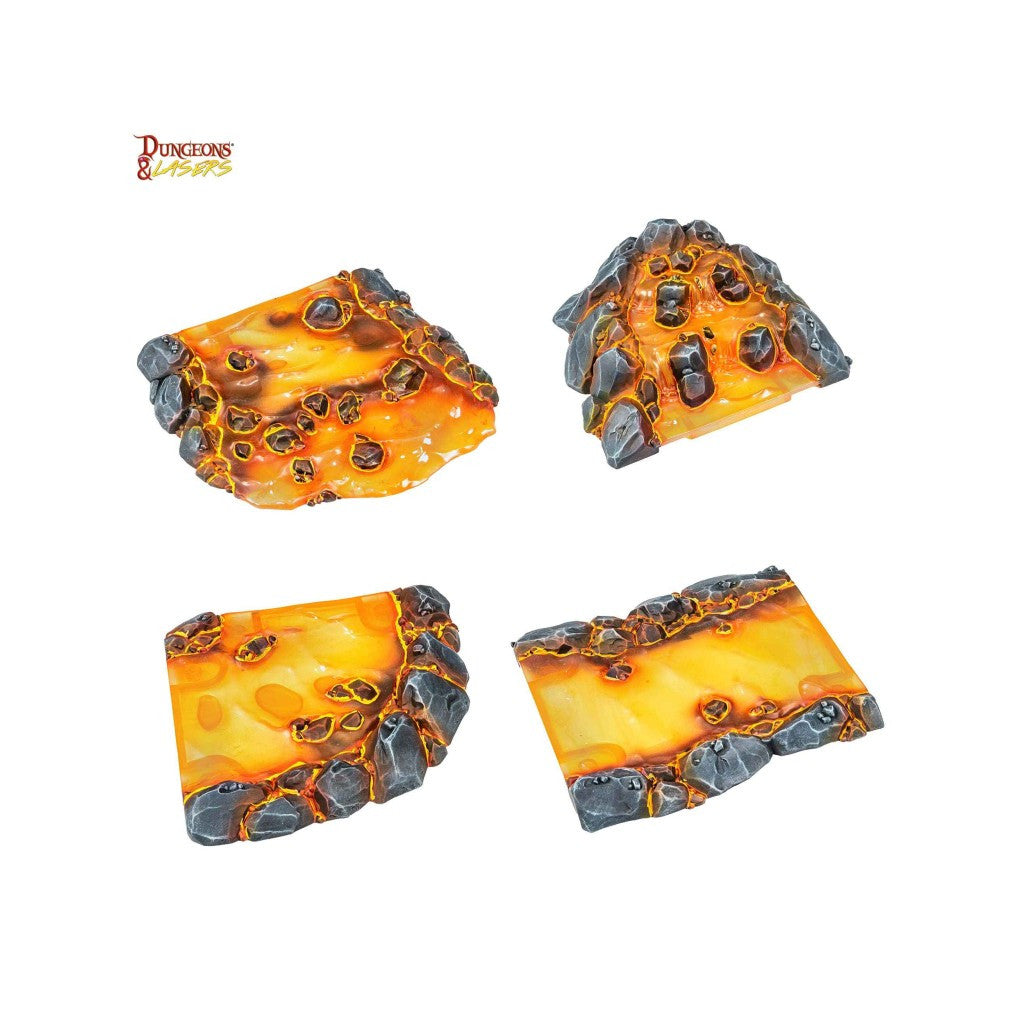 Archon Studio Dungeons and Lasers: Modular Lava (D&L: Expansion Sets) | 5901414675455