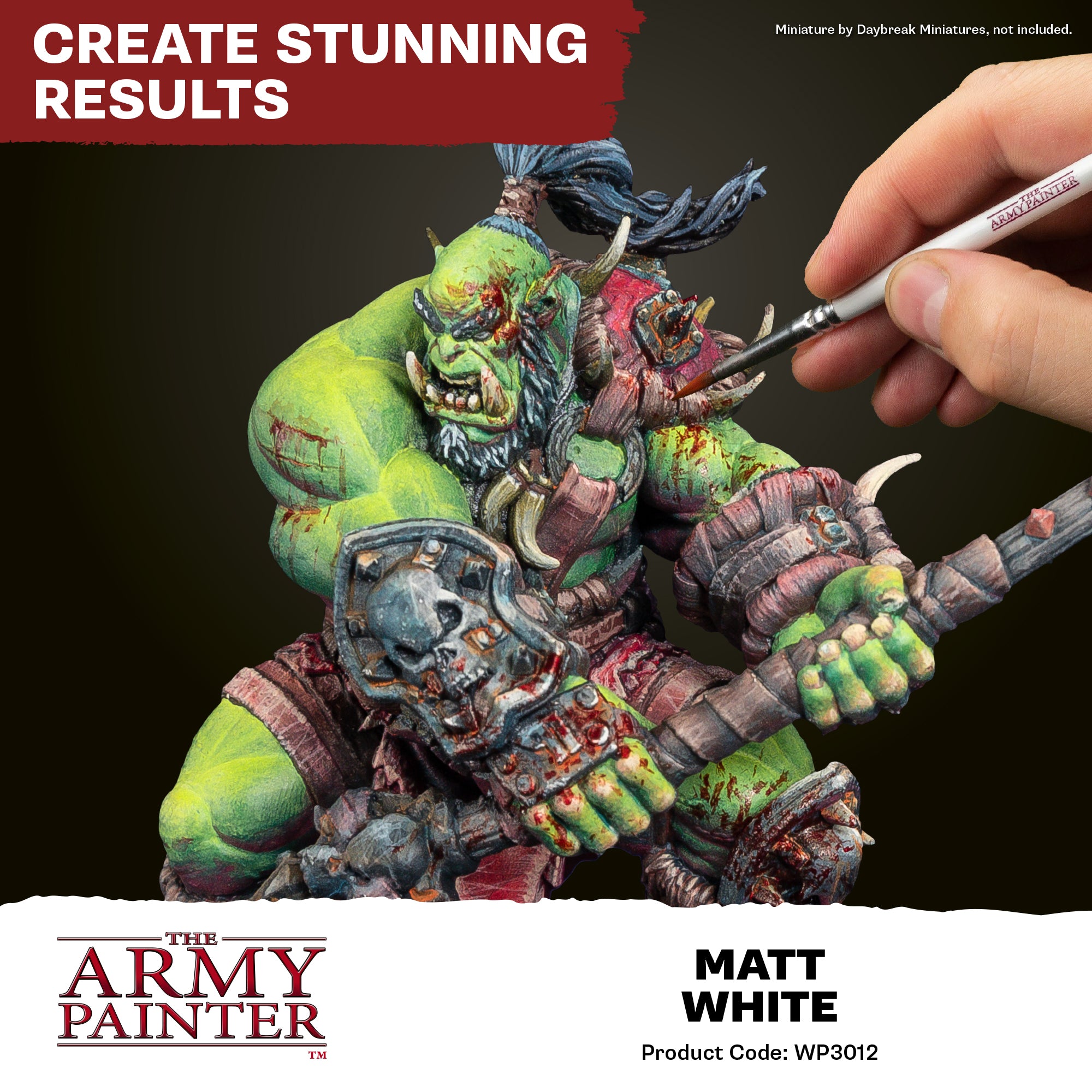 Army Painter Warpaints Fanatic Acrylic, Matt White