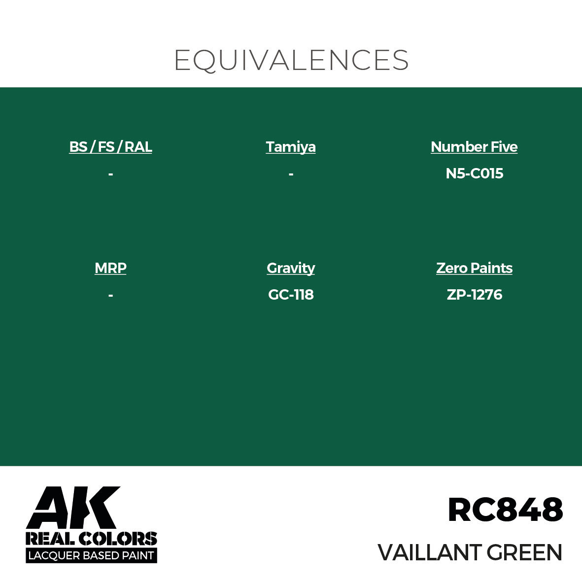 AK Interactive Real Colors Vaillant Green 17 ml. | 8435568336018