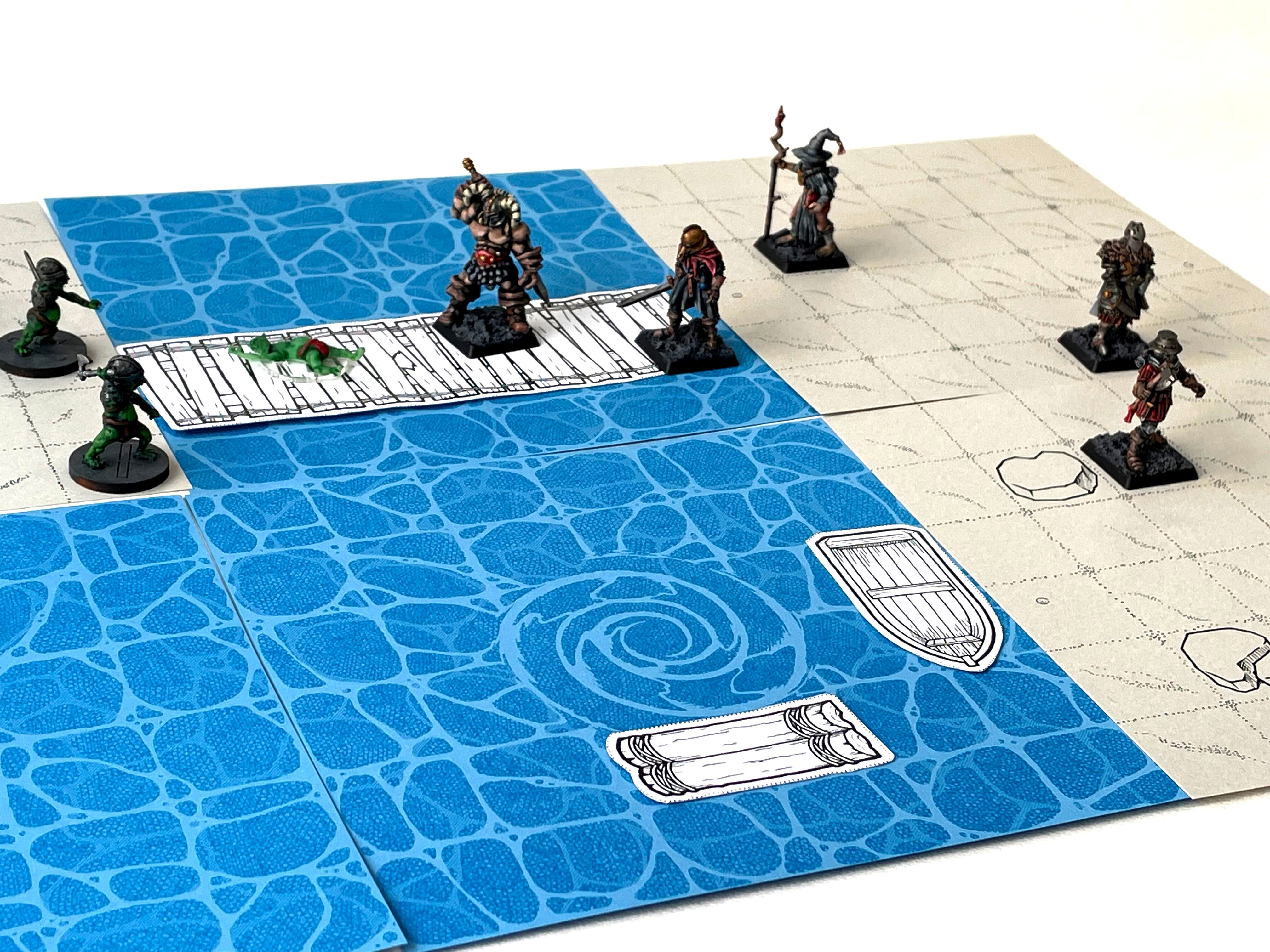 New Games Order Dungeon Origami Blue and Grey | 4562365270888