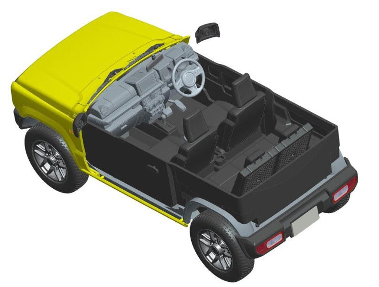 Fujimi 1/24 Suzuki Jimny JB64 (XC/Kinetic Yellow)