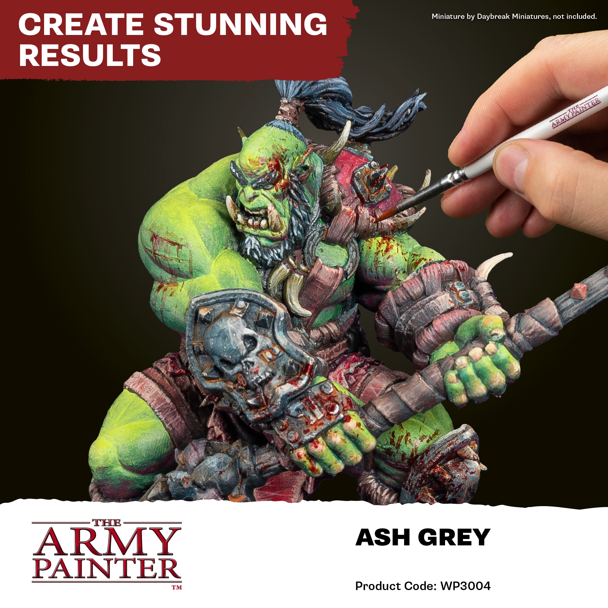 Army Painter Warpaints Fanatic Acrylic, Ash Grey | 5713799300408