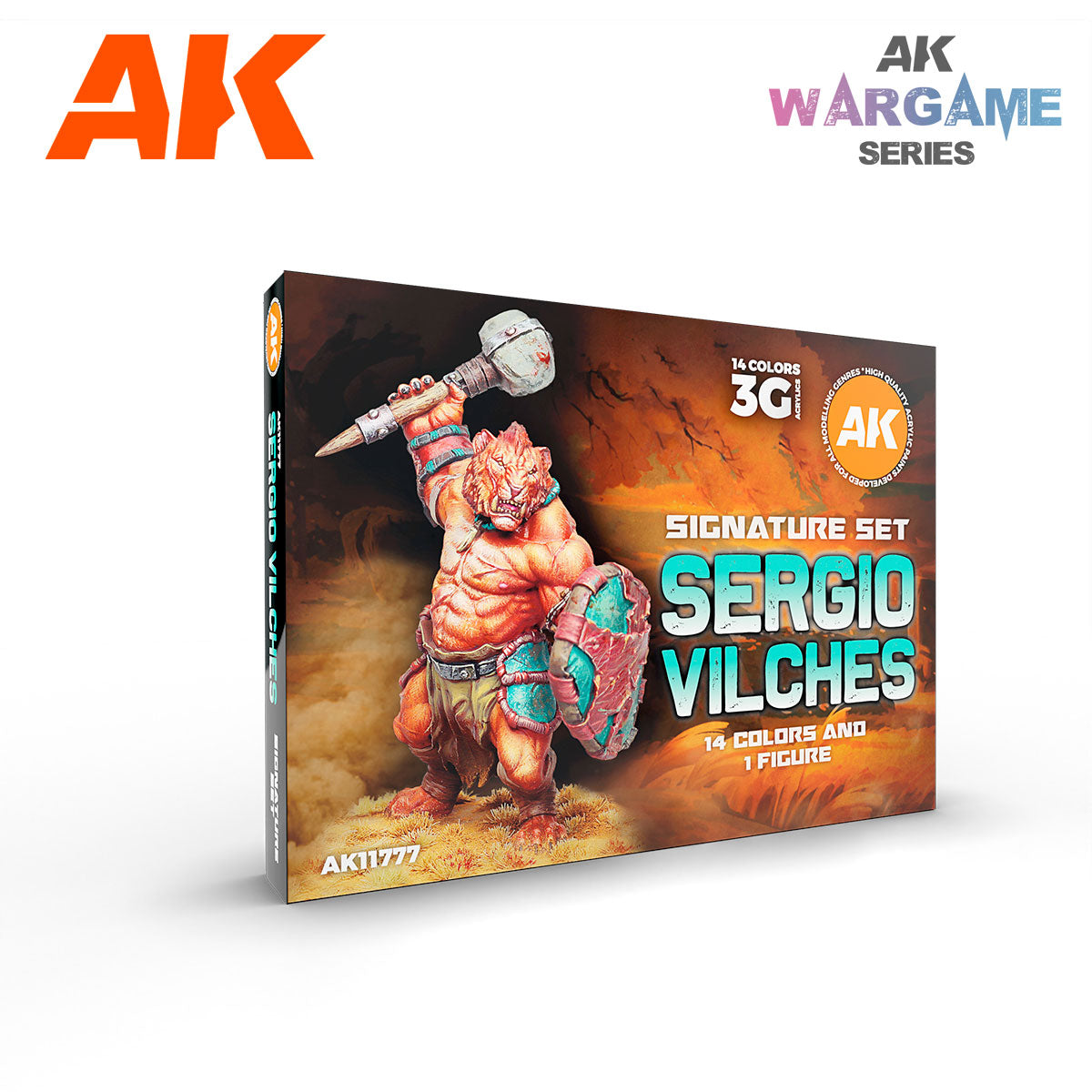 AK Interactive Signature Set Sergio Vilches (Miniature Shimbarashe - Yedharo Model Included) | 8435568337947