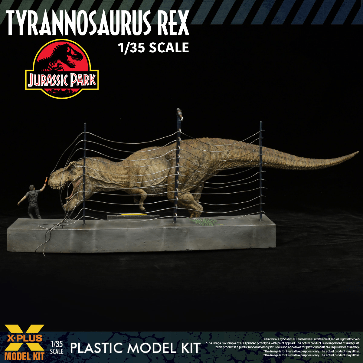 1/35 Scale Plastic Model Kit Jurassic Park Tyrannosaurus rex | 4532149026178