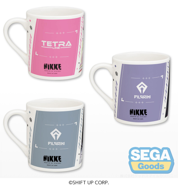 SEGA GODDESS OF VICTORY: NIKKE" PM Mug (Pack of 7 Alice, 7 Scarlet, 8 Modernia)