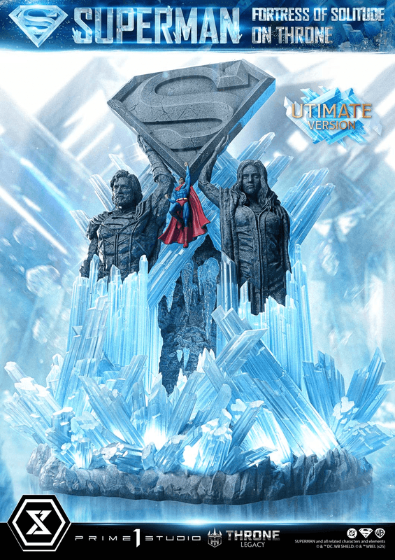 Prime 1 Studio Throne Legacy Superman (Comics) Superman Fortress of Solitude on Throne (Design by Gabriele Dell'Otto) Ultimate Bonus Version | 4582647122162