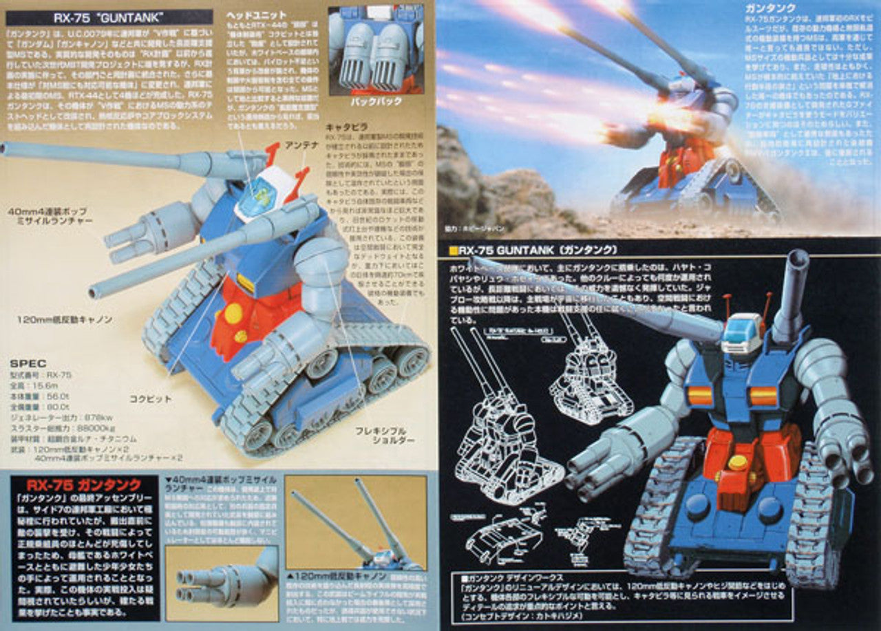 HGUC 1/144 #07 RX-75 Guntank | 4573102568304
