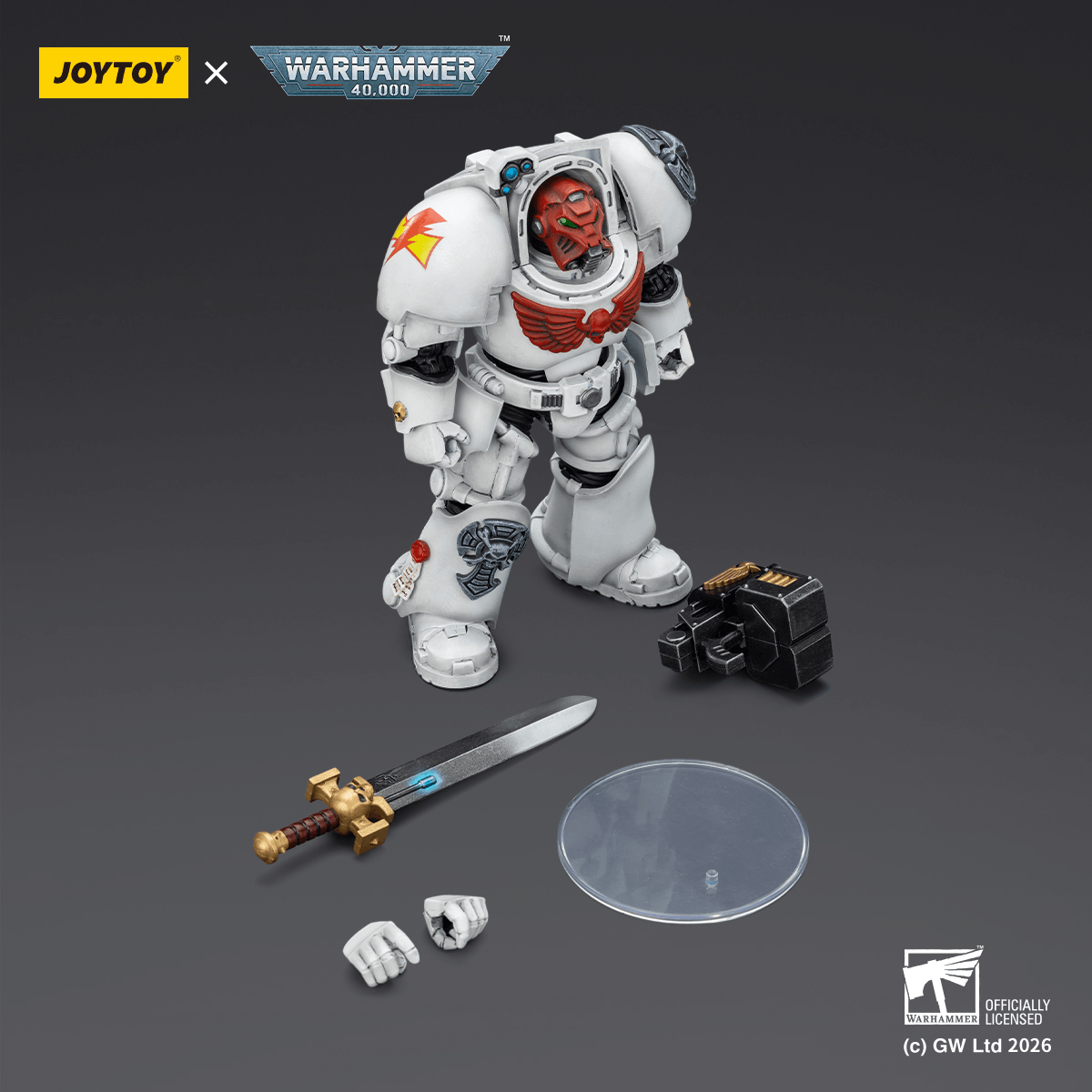 White Scars Terminator 1 with Power Sword and Storm Bolter | 6927054403189