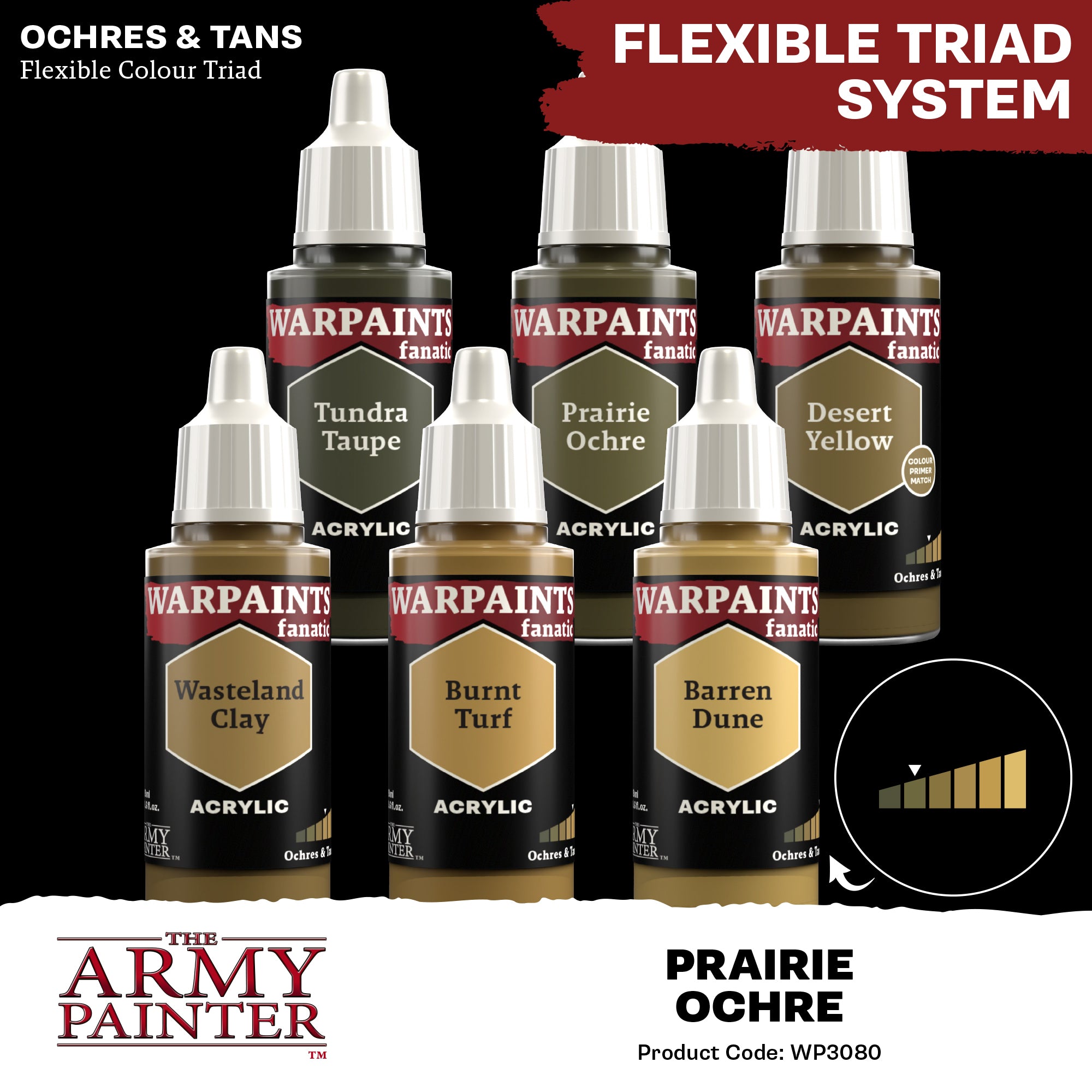 Army Painter Warpaints Fanatic Acrylic, Prairie Ochre | 5713799308008