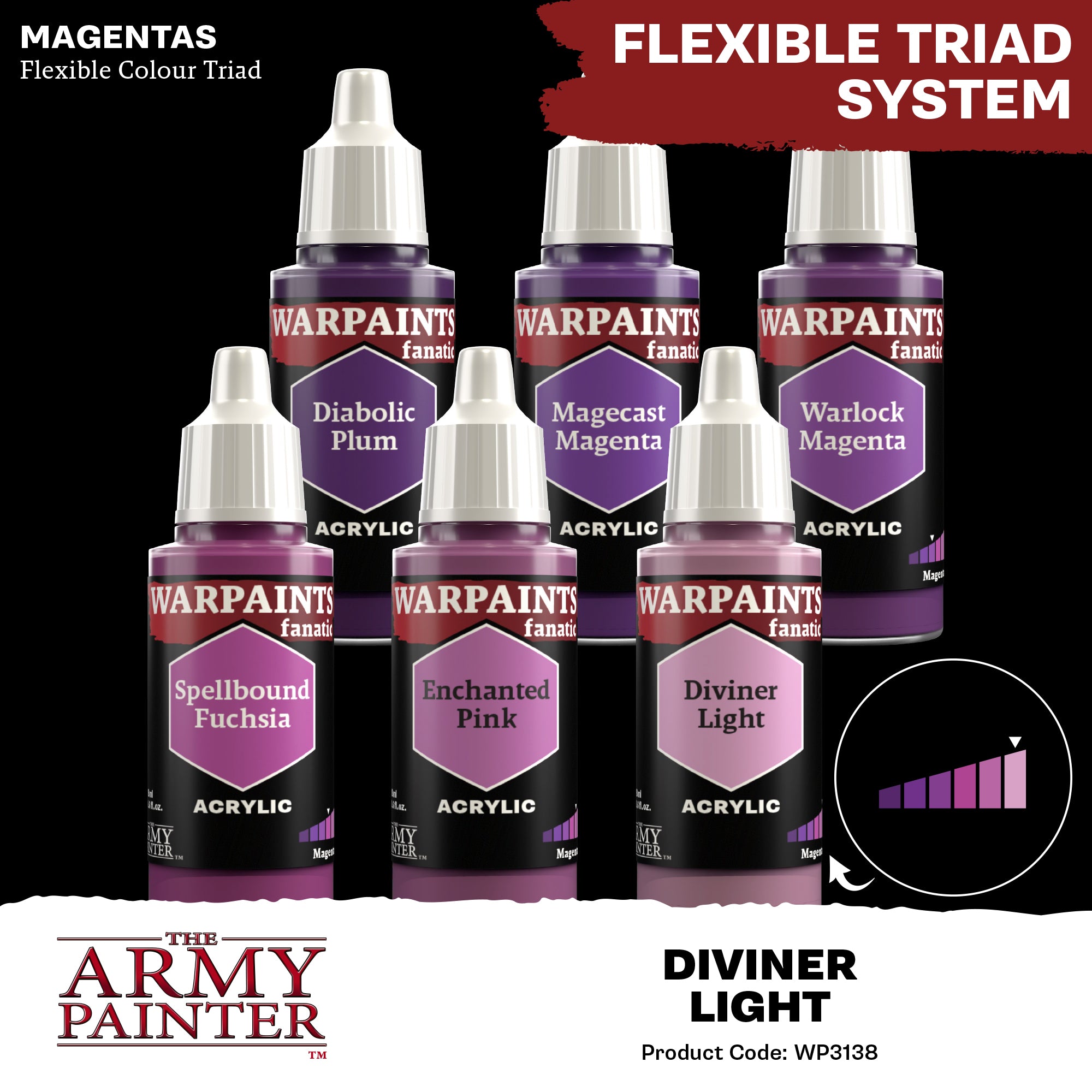 Army Painter Warpaints Fanatic Acrylic, Diviner Light | 5713799313804