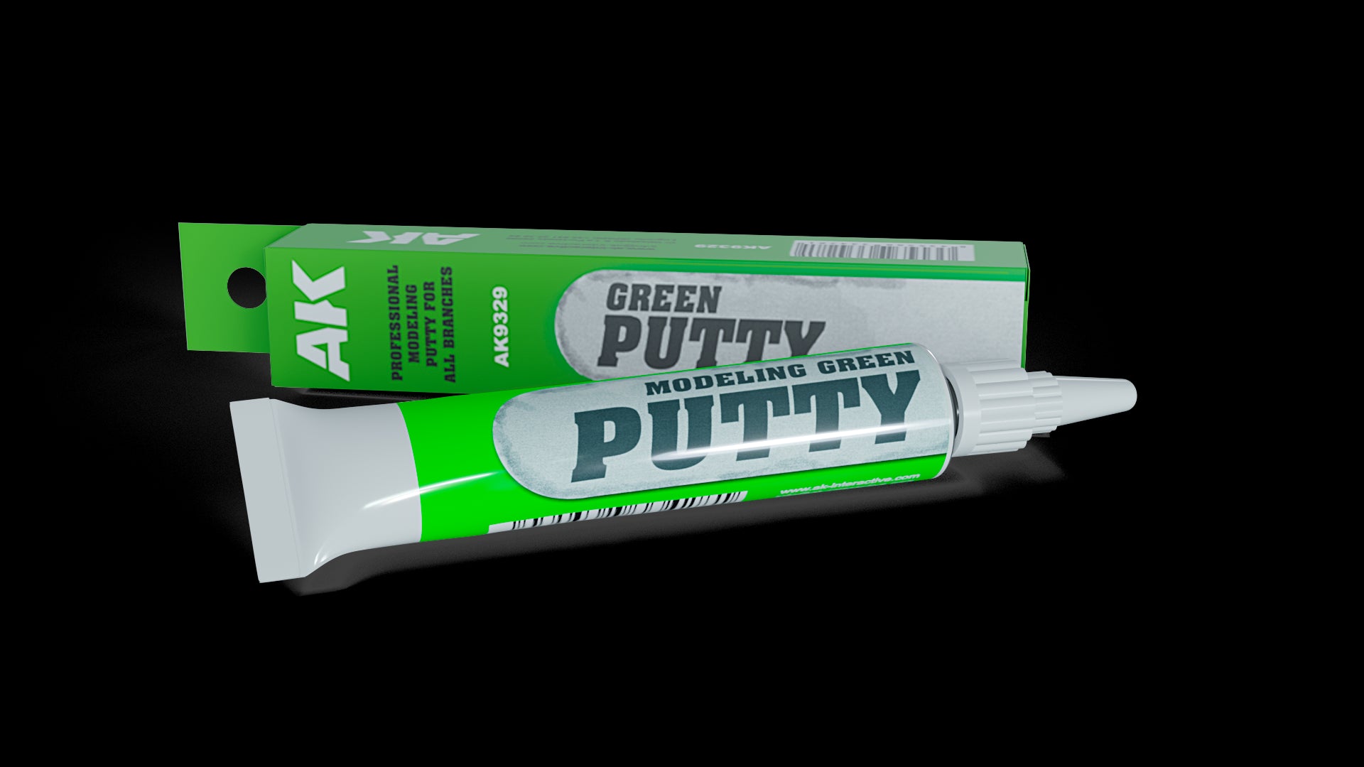 AK Interactive Modelling Green Putty - High Quality | 8435568334281