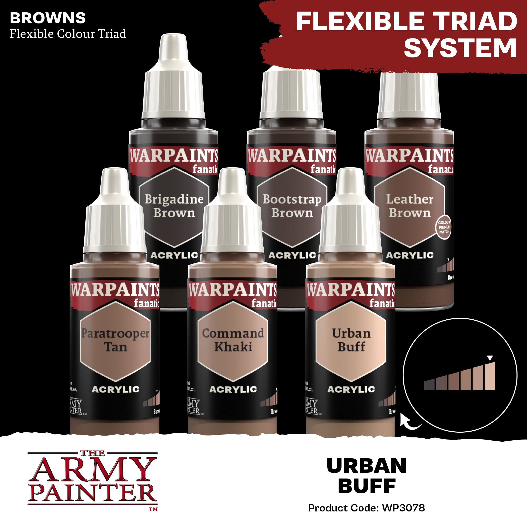 Army Painter Warpaints Fanatic Acrylic, Urban Buff | 5713799307803