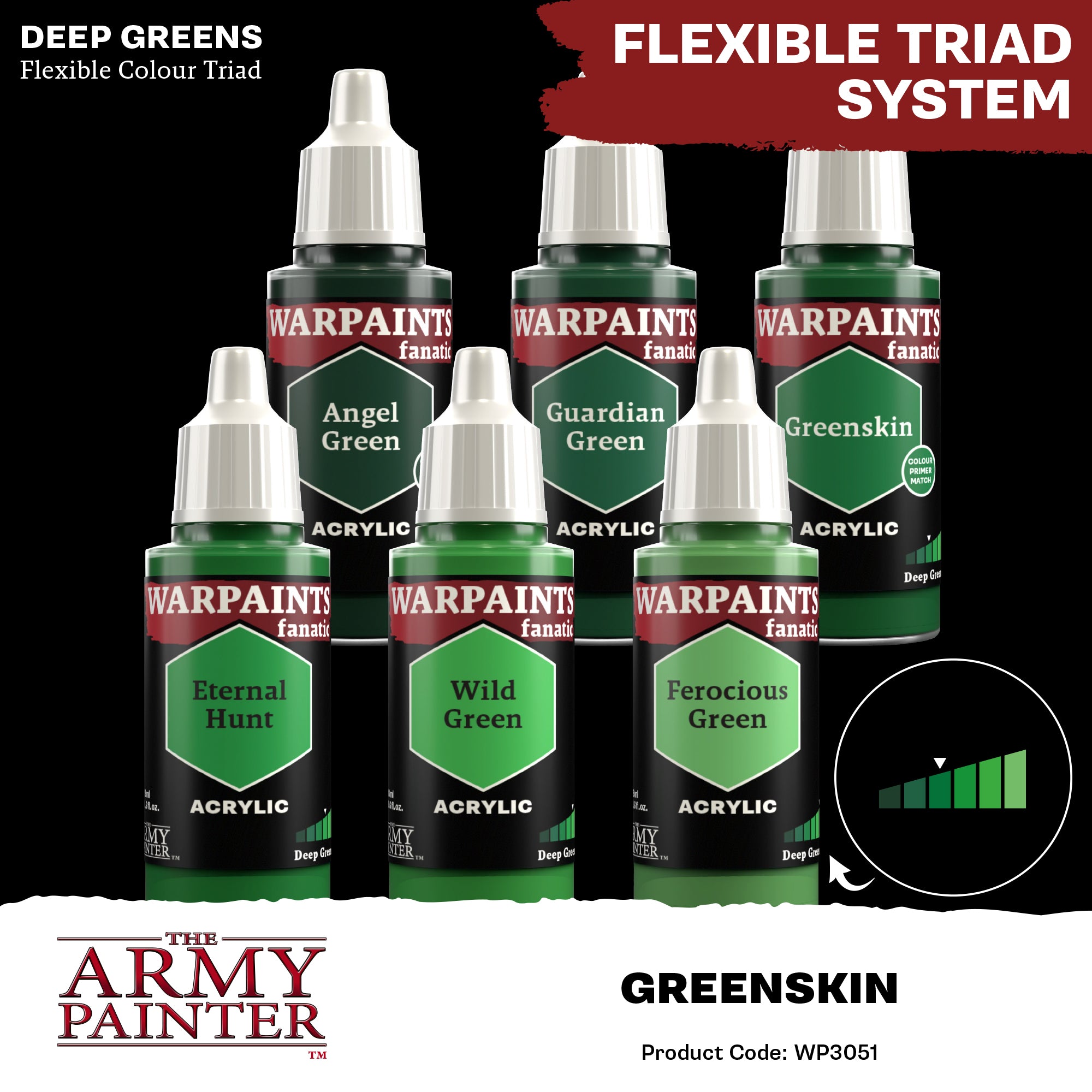 Army Painter Warpaints Fanatic Acrylic, Greenskin | 5713799305113
