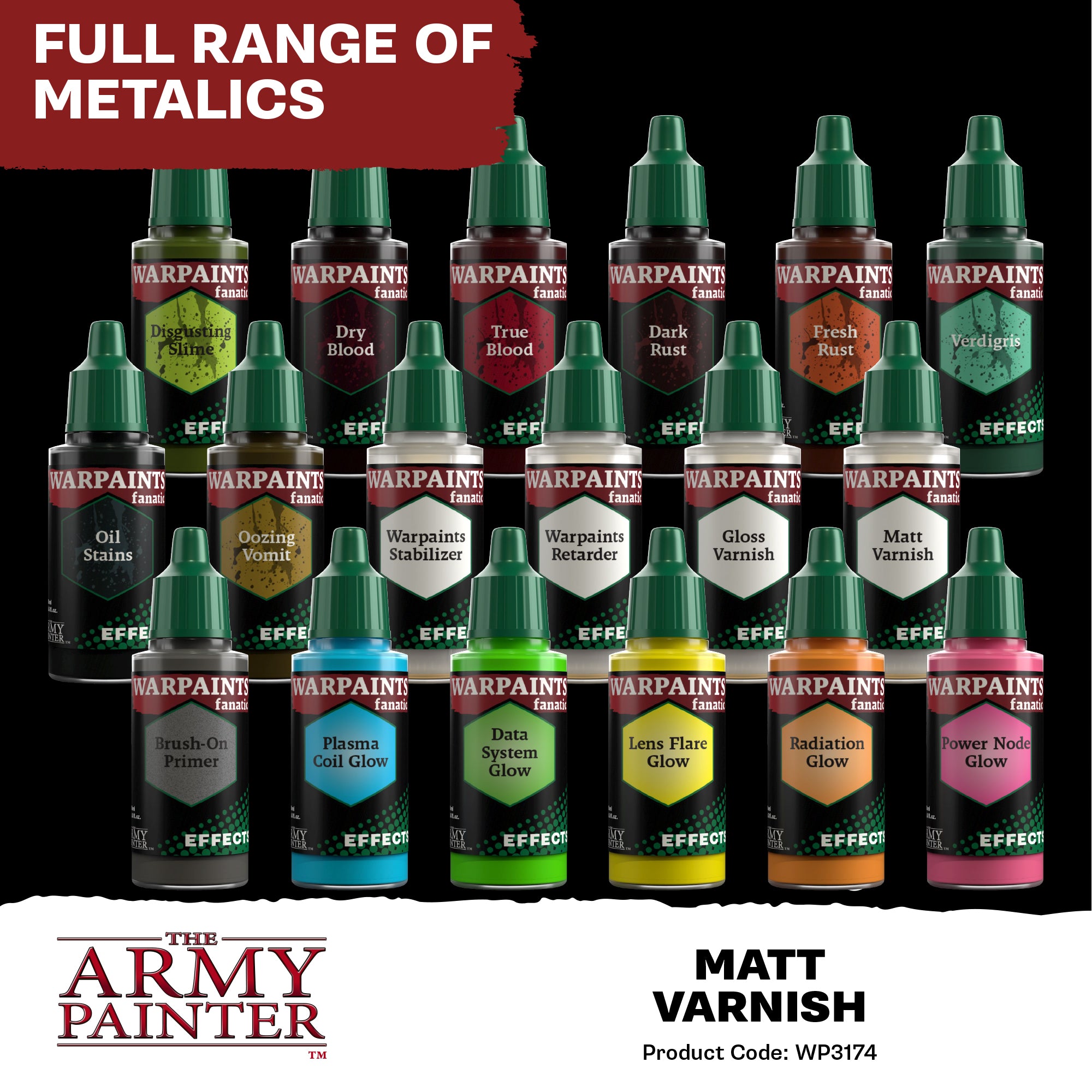 Army Painter Warpaints Fanatic Effects, Matt Varnish | 5713799317406