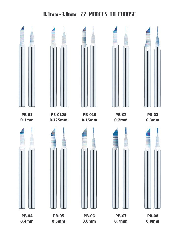Dspiae 2.2MM Tungsten Steel Push Broach Chisel | 6970845560479