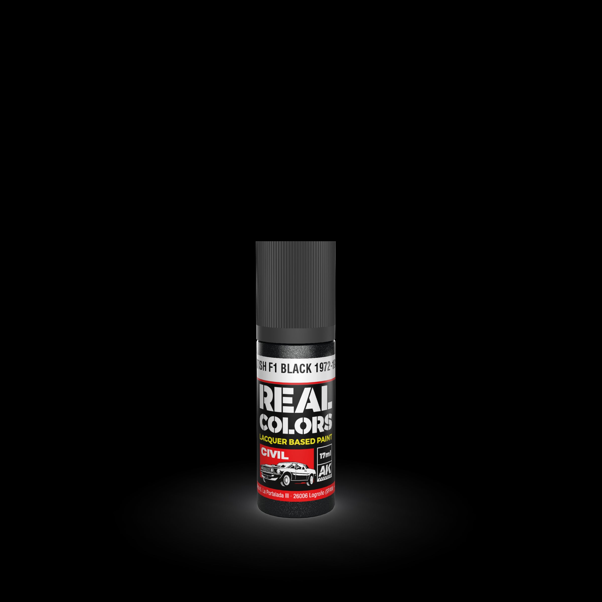 AK Interactive Real Colors British F1 Black 1972-1986 17 ml. | 8435568335813