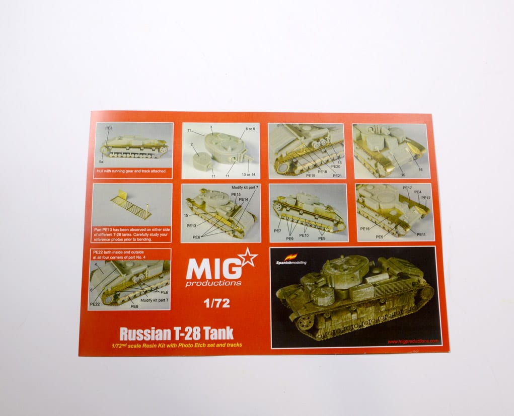 MIG 1/72 Russian T-28 Tank | 8435568306158