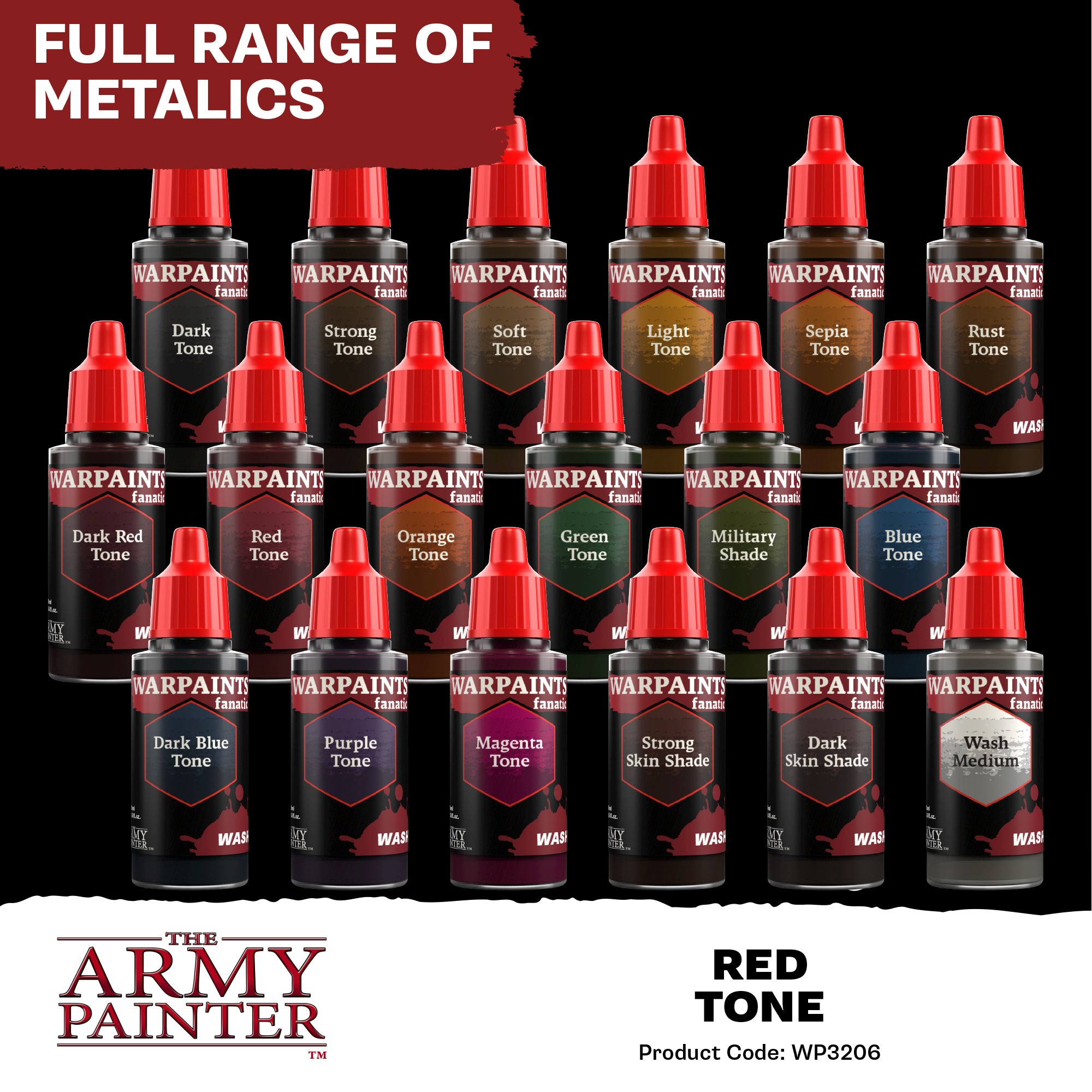Army Painter Warpaints Fanatic Wash, Red Tone | 5713799320604