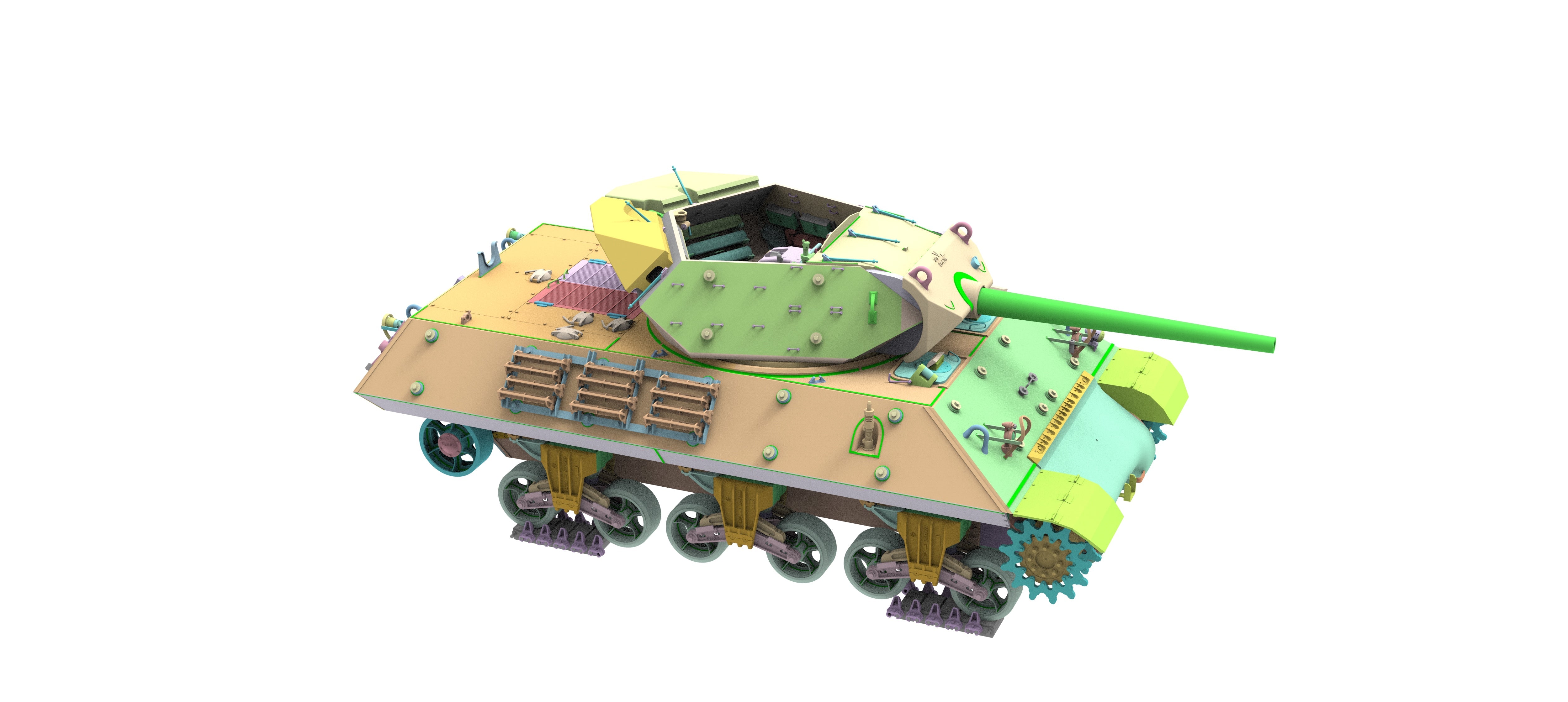 Andy's HHQ x Takom 1/16 US M10 Tank Destroyer (with Full Body Figure) | 783495788232