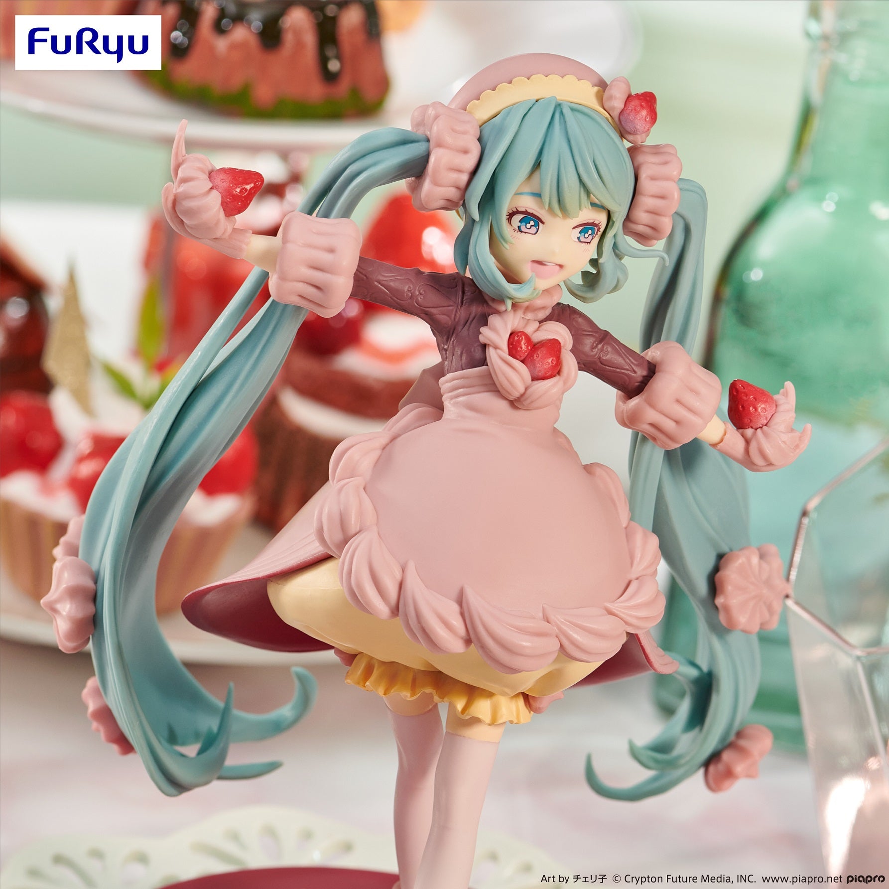 FURYU Corporation Hatsune Miku SweetSweets Series Figure -Strawberry Chocolate Short-(re-run) | 4582655073081