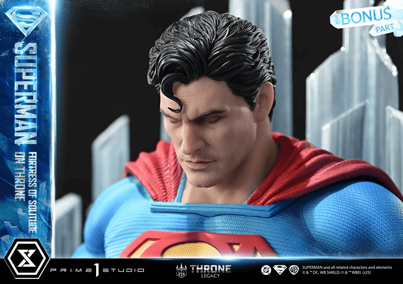 Prime 1 Studio Throne Legacy Superman (Comics) Superman Fortress of Solitude on Throne (Design by Gabriele Dell'Otto) Ultimate Bonus Version | 4582647122162