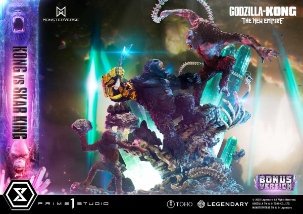 Prime 1 Studio Ultimate Diorama Masterline Godzilla x Kong: The New Empire (Film) Kong vs Skar King Bonus Version | 4582647121707