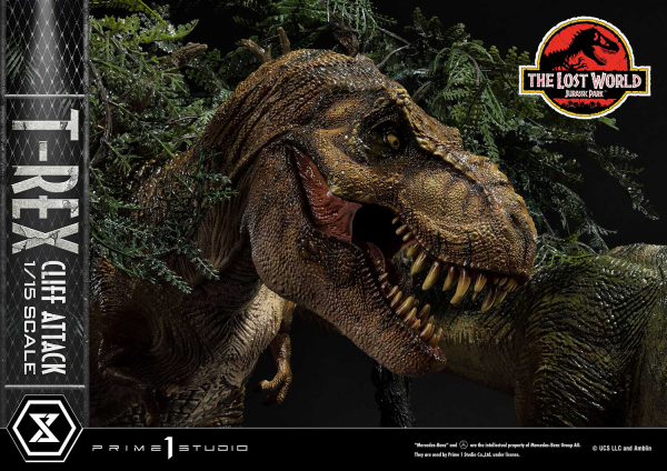 Prime 1 Studio Legacy Museum Collection The Lost World: Jurassic Park (Film) T-Rex Cliff Attack 1/15 scale Bonus Version | 4582647121011